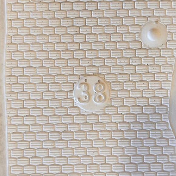 MOSCHINO White Multicolor Rubber Slides SZ 39 (9 US) - Picture 5 of 9